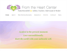 Tablet Screenshot of fromtheheartcenter.com